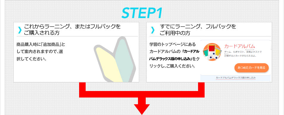 STEP2 ご購入いただくとカードアルバムに「すべてのカード」が追加されます。