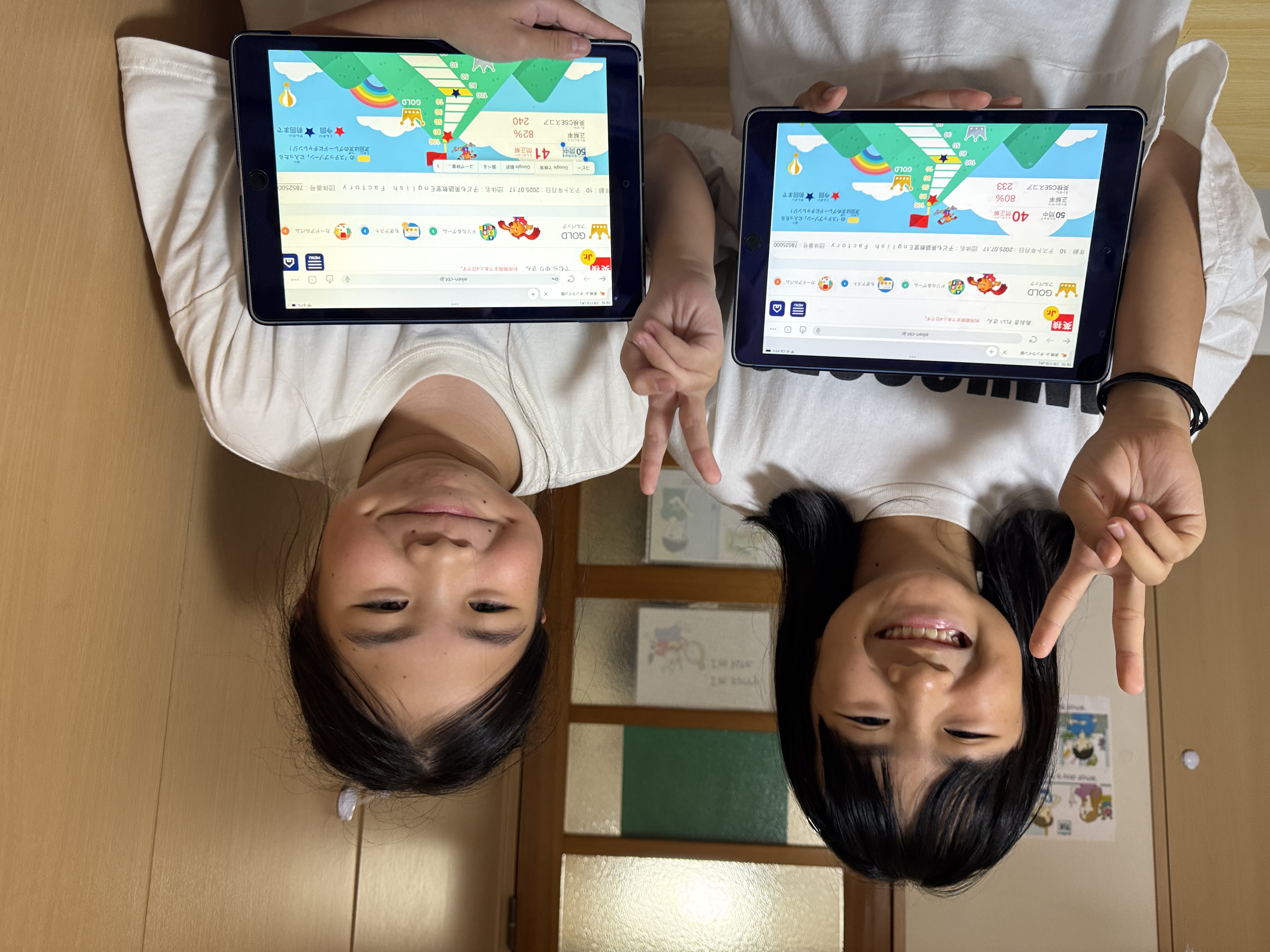 子ども英語教室 English Factoryで英語のリズムを学ぶ生徒たちのレッスン風景